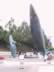 Whale sculpture fountain (59kb)